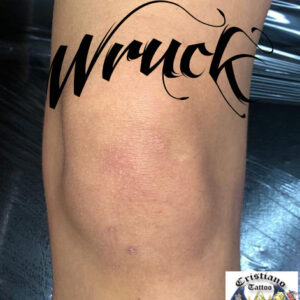 Wruck - tattoo - joelho