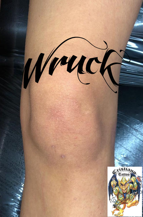 Wruck - tattoo - joelho